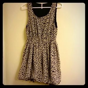 Leopard print dress