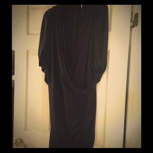 Black rouched dress