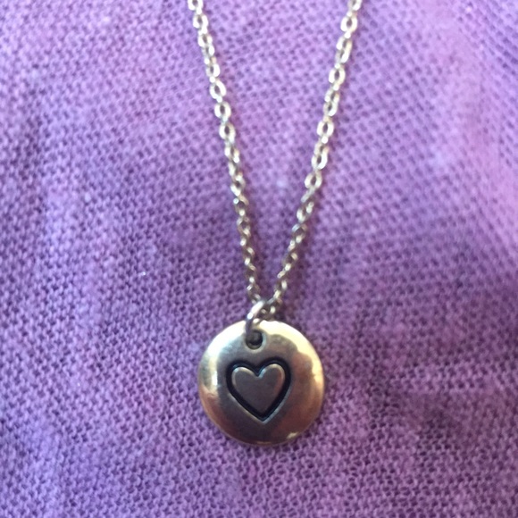 Brandy Heart Necklace