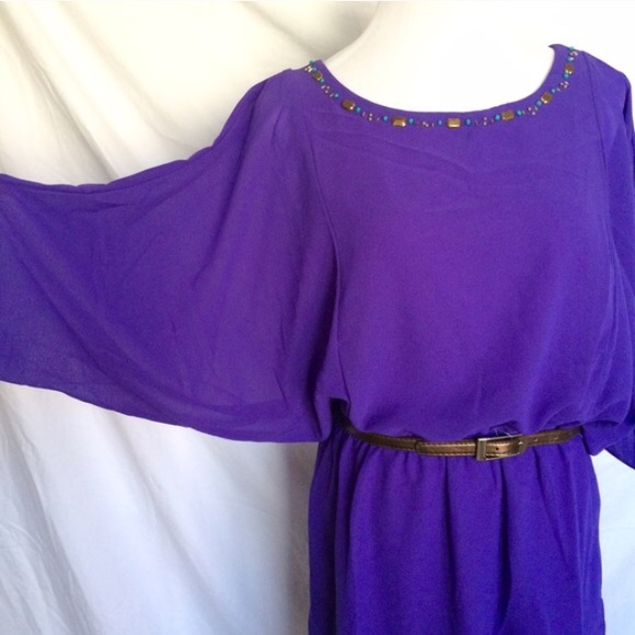 💜 Coldwater Creek Chiffon Dress