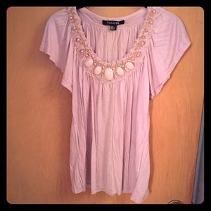 Flowy tan top