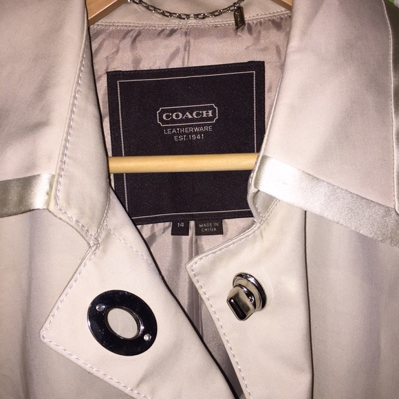 💦💦☔️Coach raincoat / trench  ☔️💨⛅️