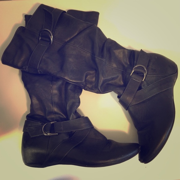 Shoes - ❌ SOLD ❌ Grey leather boots