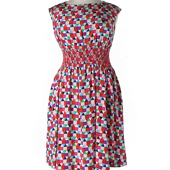 Kate Spade New York Geometric Print Dress