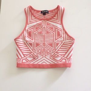 Printed Crop Top