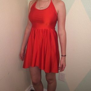 AA red disco dress