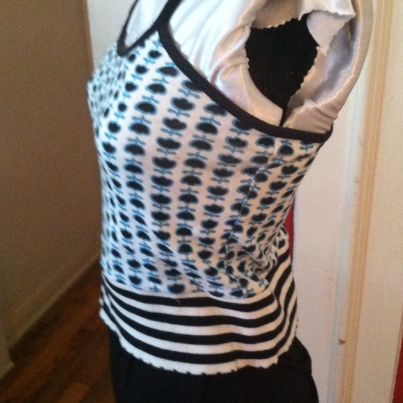 Eley Kishimoto print and stripe tank top - Picture 2 of 2