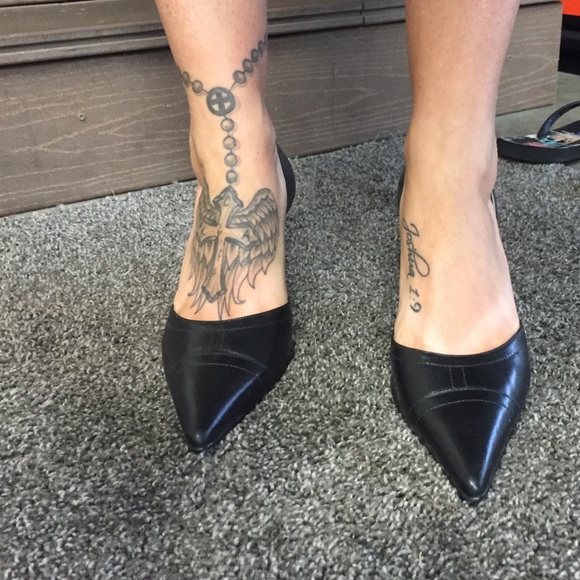 Black heels