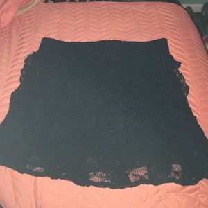 Wet seal XL black dressy skirt