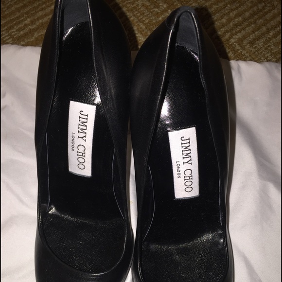 Jimmy Choo Black Stilettos