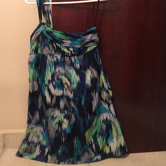 Loft one shoulder dress