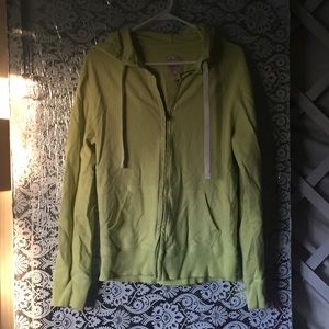 Yellow Zip Up Hoodie