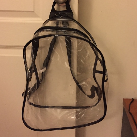 Clear book bag