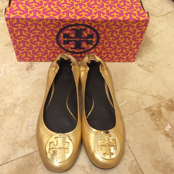 🚫SOLD🚫 Tory Burch Reva flats - Picture 2 of 4