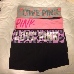 PINK yoga shorts bundle 🎀