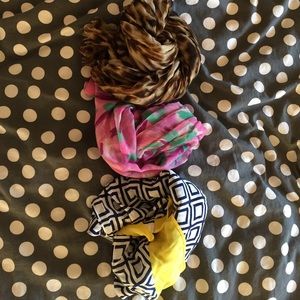 Three beautiful scarfs