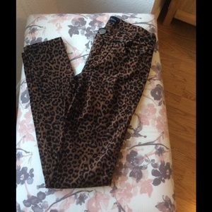 Chettah print jeans