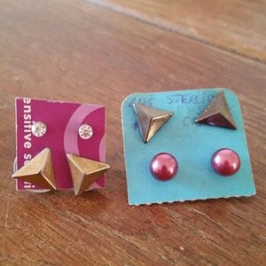 Stud earrings
