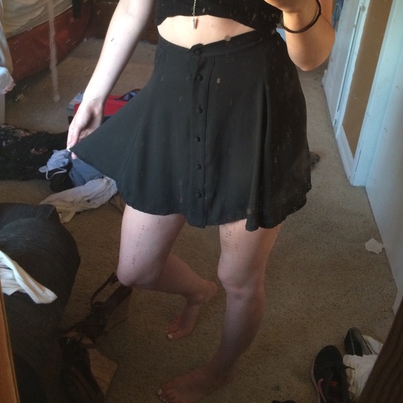 Brandy Melville black circle skirt