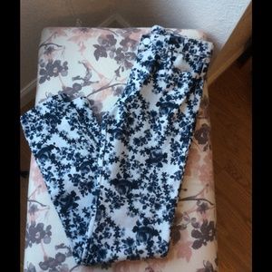 Floral jean