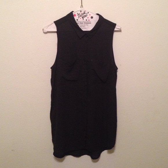 Sleeveless button down from H&M