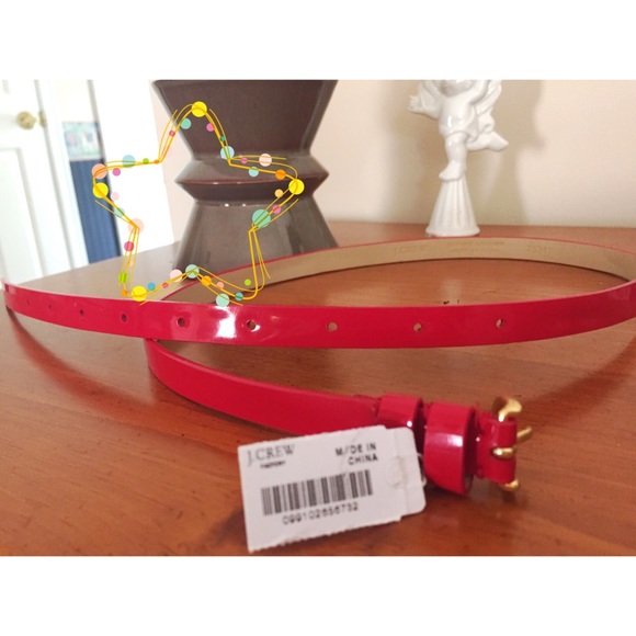 Red J.Crew Belt