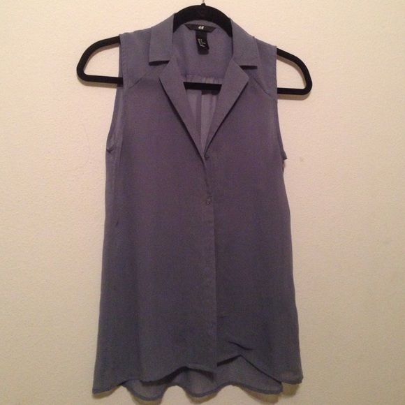 Sleeveless button down from H&M
