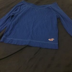 Royal blue Hollister boat neck top