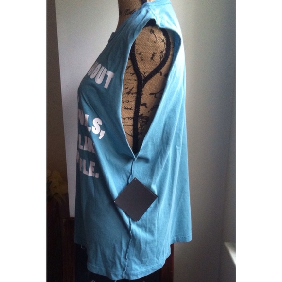 ❌SOLD❌ Jac Vanek All I care about Muscle Tank - Picture 3 of 4