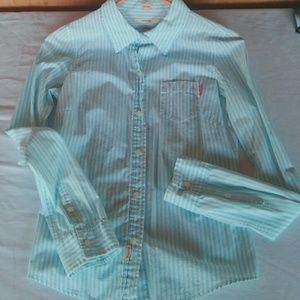 Long sleeve hollister collared shirt