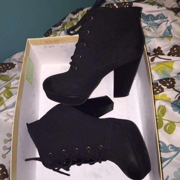 Laced up heels