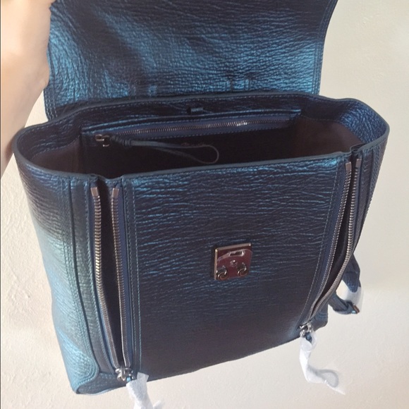 3.1 Phillip Lim Blue backpack - Picture 3 of 4