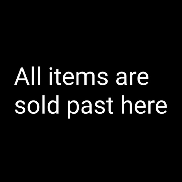SOLD ITEMS