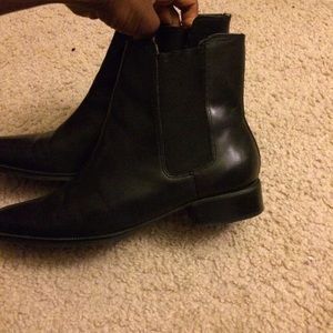 Black Ralph Lauren Chelsea boots