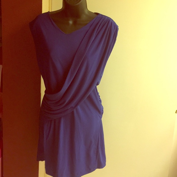 Dresses & Skirts - blue stretch cocktail dress