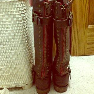 Dark Brown Riding Boots