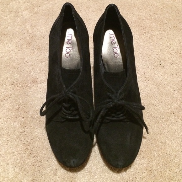 Black Booties with a Heel