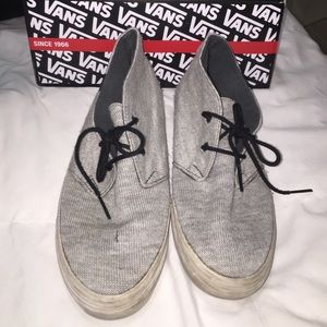 Gray "Chukka Slim" Vans