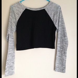 Nollie long sleeve crop top