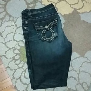 Dark wash jeans