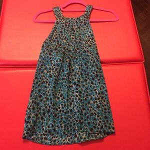 Ann Taylor brand new chic animal print tank