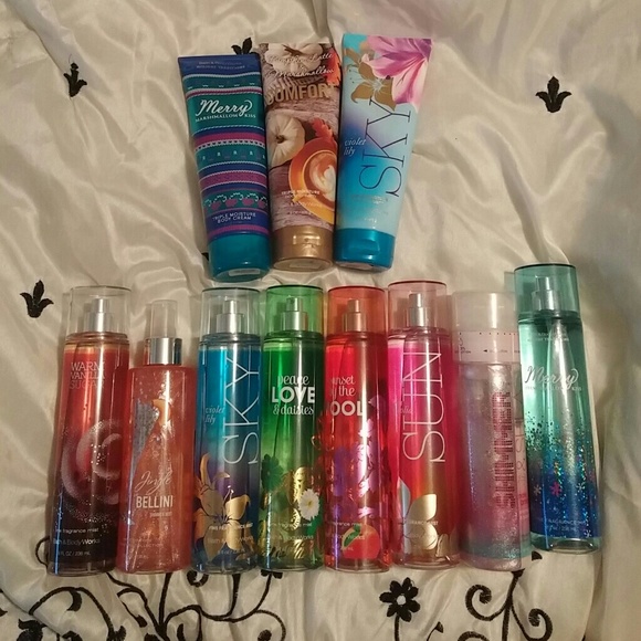 Vanilla spray and comfort lotion unavailable