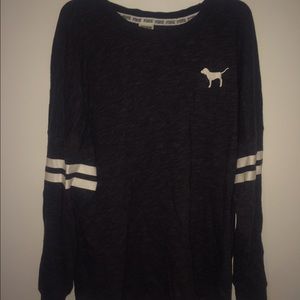 Grey Victoria's Secret Varsity Crewneck!