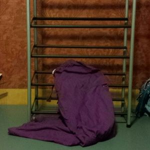 3x purple scrub pants petite