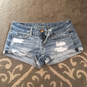 American Eagle distressed shorts