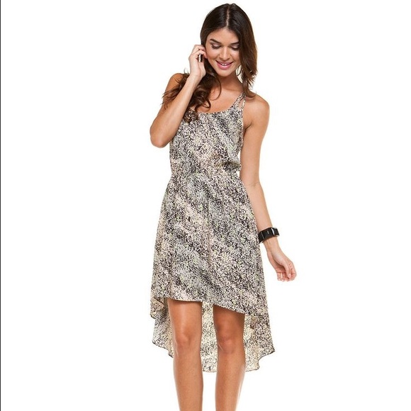 BCBGeneration Dresses & Skirts - BCBGeneration Multi Strap Back Hi Lo Dress