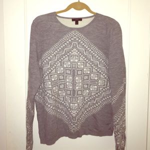 grey/white jcrew sweater