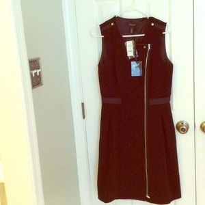 Black White House Black Market Cocktail Dress
