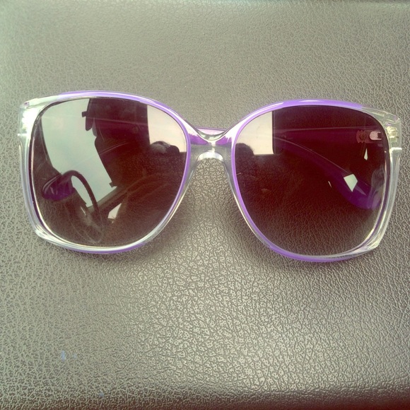 Marc by Marc Jacobs purple sunglasses