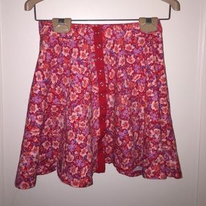 Patterned urban outfitters skirt